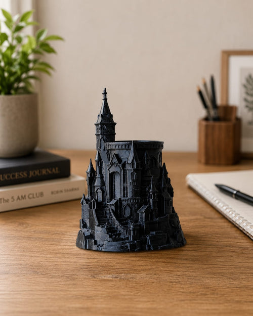 harry potter castle pen holder