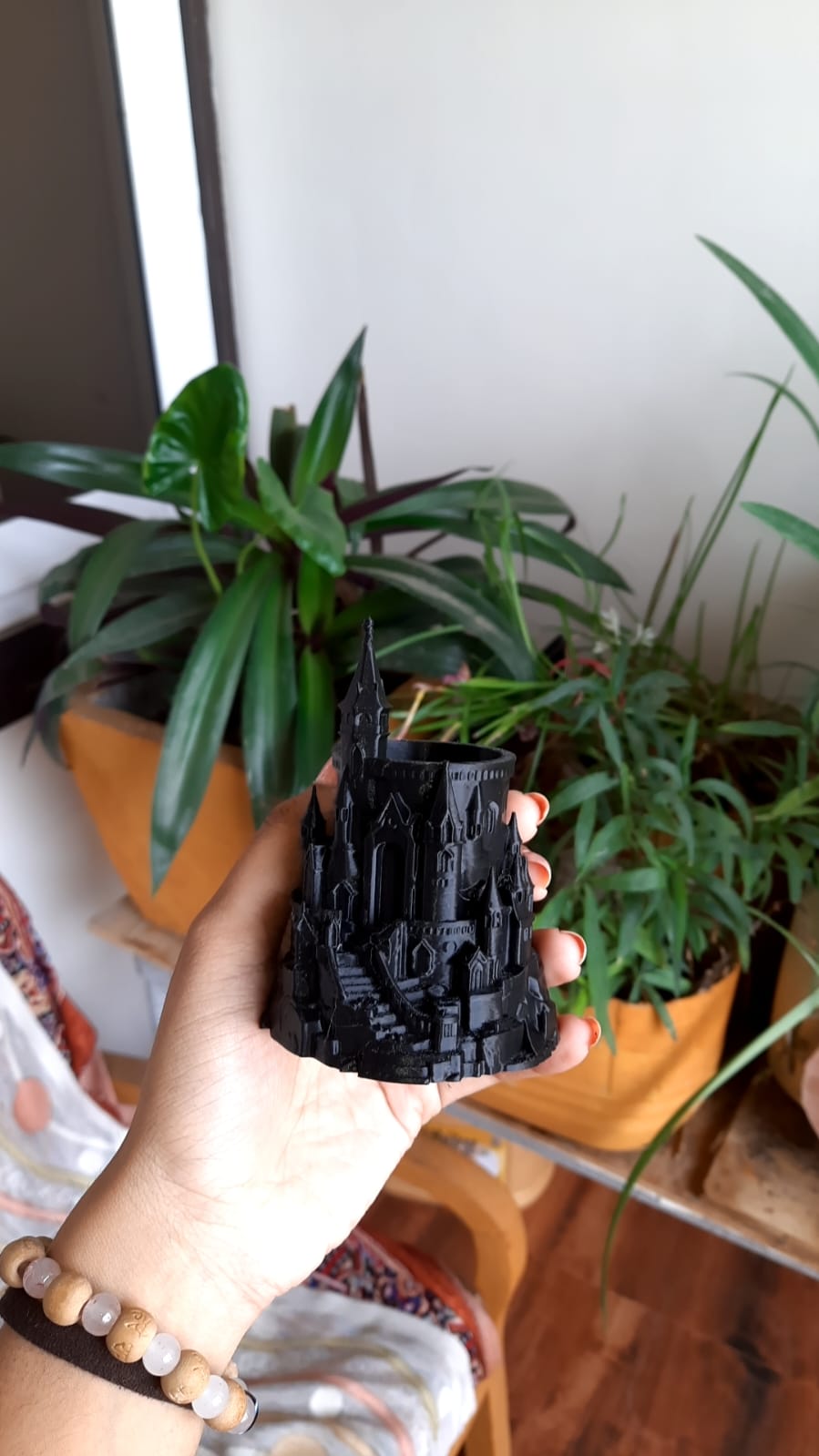 harry potter castle pen holder